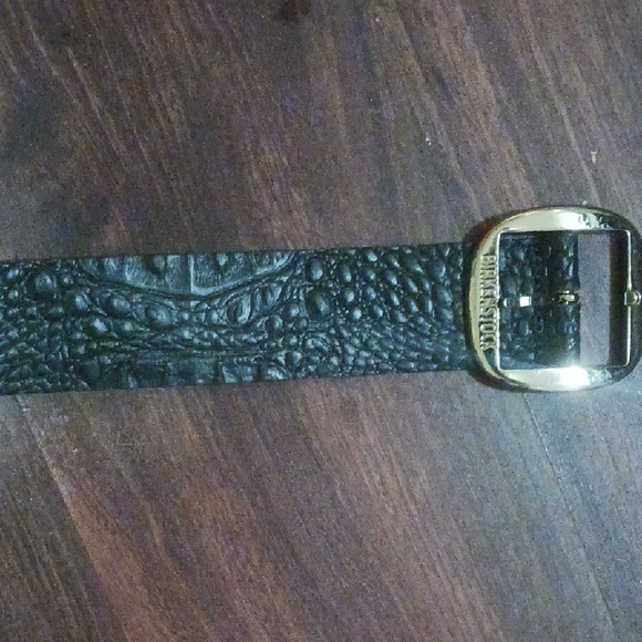 Birkenstock Textured Black Leather Belt - Picture 2 of 11